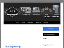 Tablet Screenshot of jandjengineering.com